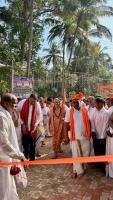 HH Swamiji's visit to Shri Mathada Vinayaka Devasthan, Salemane, Neerkanta, Shirali (16 Feb 2025)